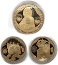 Набор медалей Преподобный Серафим Саровский ММД Серебро 5 и 2 oz