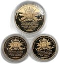 Набор медалей Преподобный Серафим Саровский ММД Серебро 5 и 2 oz