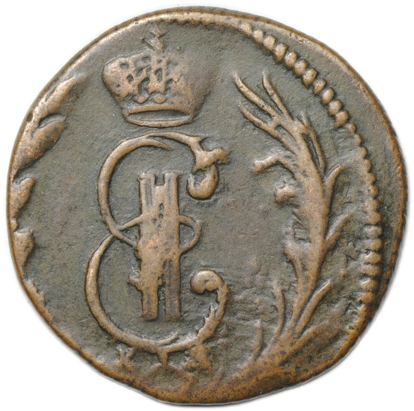 Монета Денга 1772 КМ Сибирская