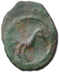 Монета Пуло 1461-1485 Михаил Борисович Птица вправо Тверское княжество