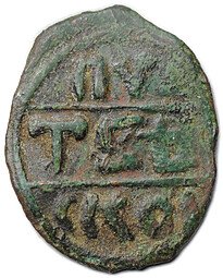 фото для Монета Пуло 1461-1485 Михаил Борисович Птица вправо Тверское княжество Аверс