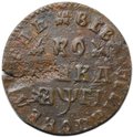 Монета 1 копейка 1713 МД