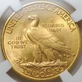 Монета 10 долларов 1932 США слаб ННР MS 62