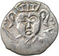 Монета Денга 1425-1460 Довмонт Д | Легенда Псковская республика Псков