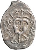 Монета Денга 1460 - 1510 Довмонт Д | Барс вправо Псковская республика Псков