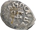 Монета Денга 1460 - 1510 Довмонт | Барс вправо Псковская республика Псков