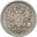 Монета 50 пенни 1874 S Для Финляндии