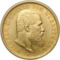 Монета 20 марок 1905 F Вюртемберг Германия