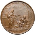 Медаль 1763 Учреждение воспитательного дома в Санкт-Петербурге Екатерина II 51 мм бронза