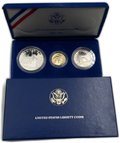 Набор 1/2, 1, 5 долларов 1986 100 лет Статуе Свободы PROOF США 3 монеты