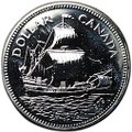 Монета 1 доллар 1979 300 лет кораблю Грифон Канада (футляр)