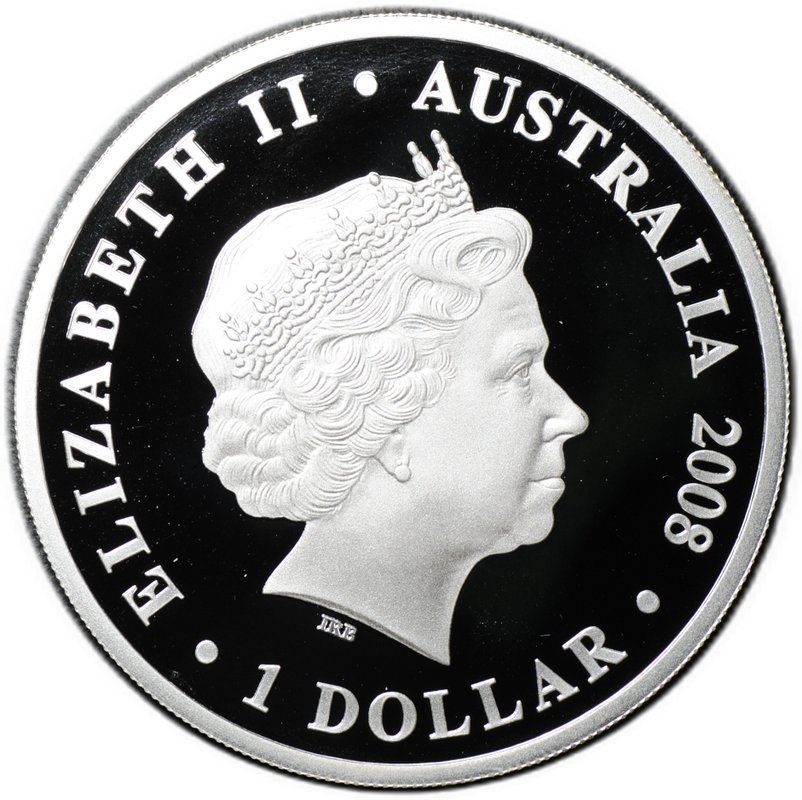 Монета 1 доллар 2008 Остров Рождества 50 лет Австралийская территория Австралия