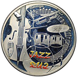 фото для Монета 1000 драмов 2010 Джаз Армения Аверс
