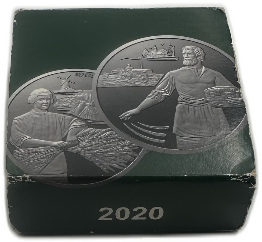 Монета 500 франков 2020 Сеятель Камерун