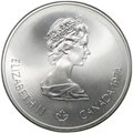 Монета 5 долларов 1974 Олимпиада Монреаль 1976 - Гребля Канада