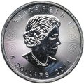 Монета 5 долларов 2014 Кленовый лист Канада
