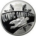 Монета 500 тугриков 2008 Олимпиада Ванкувер 2010 Монголия