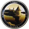 Монета 1 доллар 2012 Псков Псковский Кремль Ниуэ
