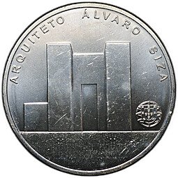 фото для Монета 7 1/2 евро 2017 Алвару Сиза Виейра Португалия Аверс