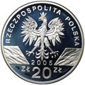 Монета 20 злотых 2005 Всемирная природа - Филин Польша