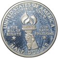 Монета 50 центов (1/2 доллара) 1993 S Билль о правах Джеймс Мэдисон PROOF США