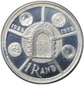 Монета 1 ранд 1974 50 лет Монетному двору в Претории ЮАР