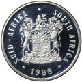 Монета 1 ранд 1988 300 лет прибытию гугенотов в Капскую провинцию ЮАР