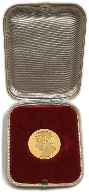 Медаль 1965 ММД А.С. Пушкин золото 10 г СССР