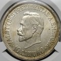 Монета 10 лит 1938 20 лет республике Президент Сметона Литва слаб CPRC MS 62