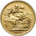 Монета 1 соверен (фунт) 1899 Великобритания