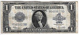 фото для Банкнота 1 доллар 1923 Серебряный сертификат США  Аверс