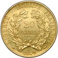 Монета 20 франков 1849 А Церера Франция