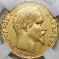 Монета 20 франков 1856 A Франция слаб ННР AU 55