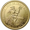 Монета 50 долларов 2008 Меркурий Бог торговли Острова Кука