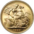 Монета 1 соверен (фунт) 1959 Великобритания