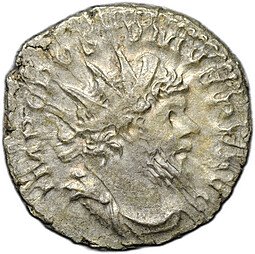 фото для Монета Антониниан 263-265 Постум Провиденция Римская Империя Аверс