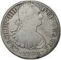 Монета 8 реалов 1794 Mo Мексика