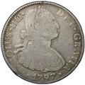 Монета 8 реалов 1797 Mo Мексика