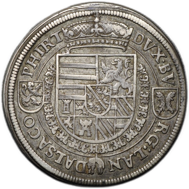 Монета 1 талер 1584-1595 AVSTR Фердинанд II Верхний Эльзас Австрия