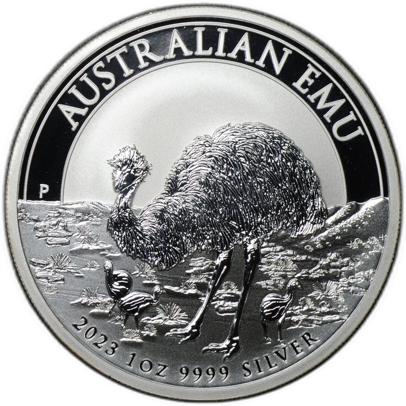 Монета 1 доллар 2023 Австралийский эму 1952-2022 Австралия