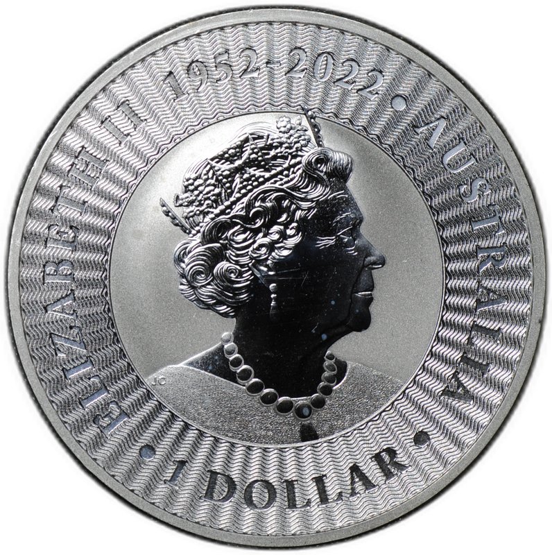 Монета 1 доллар 2023 Австралийский кенгуру 1952-2022 Австралия