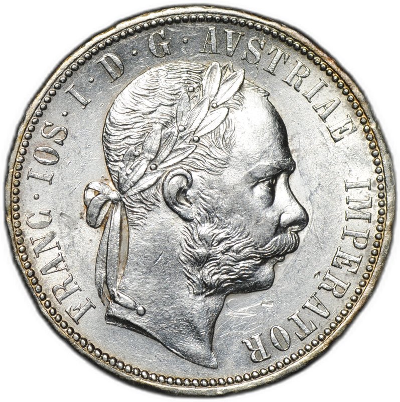 Монета 1 флорин 1879 Австрия