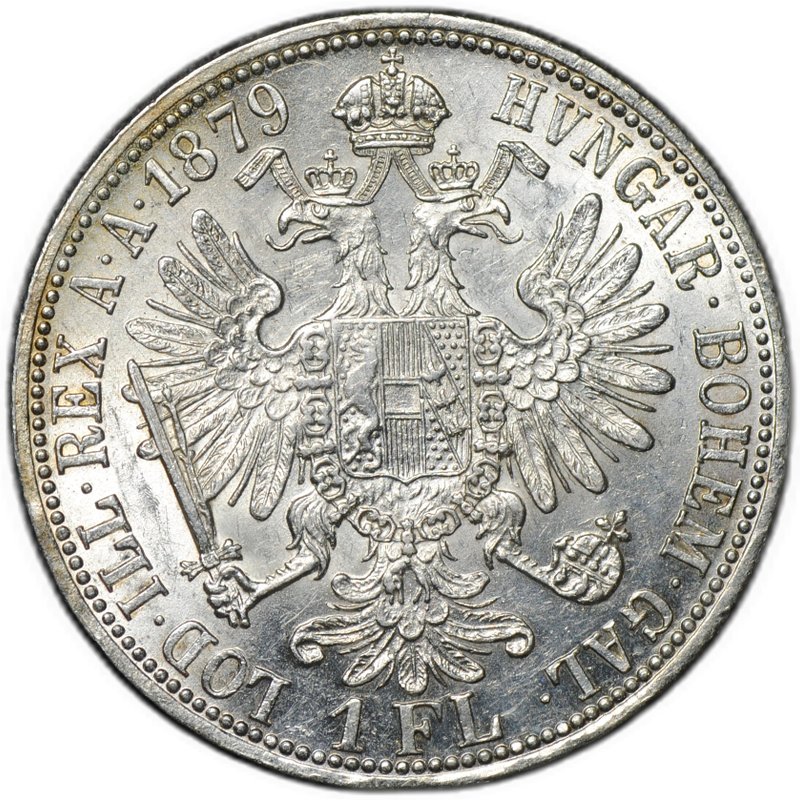 Монета 1 флорин 1879 Австрия