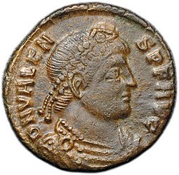 фото для Монета Фоллис 367-375 Валент II Сисак Виктория Римская империя Аверс