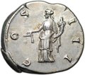 Монета Денарий 128-130 Адриан Эквитас Римская Империя