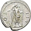 Монета Денарий 126-127 Адриан Виктория Римская Империя