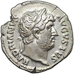 фото для Монета Денарий 126-127 Адриан Виктория Римская Империя Аверс