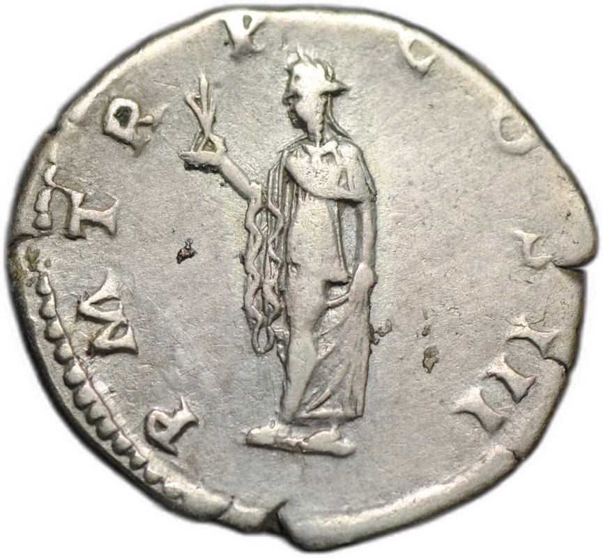 Монета Денарий 119-125 Адриан Спес Римская Империя