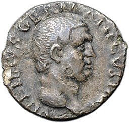 фото для Монета Денарий 69 Авл Вителлий Конкордия Римская Империя Аверс