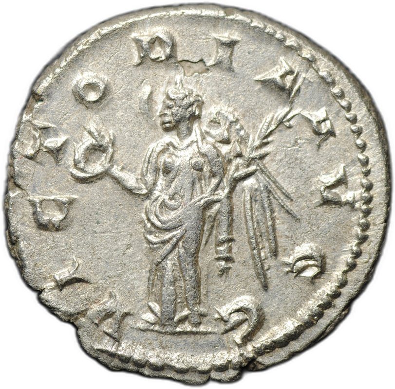 Монета Антониниан 255-256 Валериан I Виктория Римская Империя
